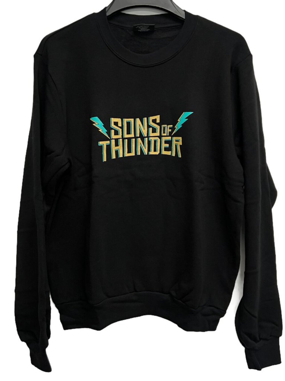 The Chosen Sons of Thunder Crewneck Sweatshirt LARGE - BLACK - NWT